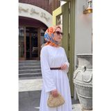 Silk Home Soft Eşarp Flower Kavuniçi