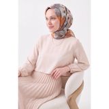 Silk Home Soft Eşarp Flower Koyu Turuncu