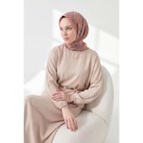 Silk Home Soft Eşarp Geometrik Gül Kurusu