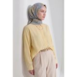 Silk Home Soft Eşarp Geometrik Gümüş
