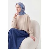 Silk Home Soft Eşarp Geometrik Mavi