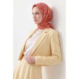 Silk Home Soft Eşarp Geometrik Turuncu