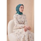 Silk Home Soft Eşarp Geometrik Zümrüt Yeşili 90x90