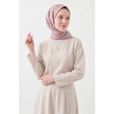 Silk Home Soft Eşarp Minimal Motif Fuşya