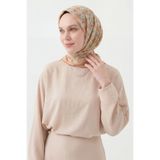 Silk Home Soft Eşarp Minimal Motif Taş