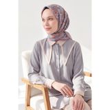 Silk Home Soft Eşarp Pixel Ethnic Gök Mavisi