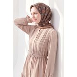 Silk Home Soft Eşarp Pixel Ethnic Koyu Vizon