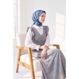 Silk Home Soft Eşarp Pixel Ethnic Mavi