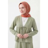 Silk Home Soft Eşarp Retro Geometrik Açıık Turuncu