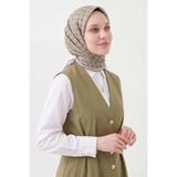Silk Home Soft Eşarp Retro Geometrik Lila