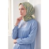 Silk Home Soft Eşarp Soyut Fıstık Yeşil