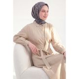 Silk Home Soft Eşarp Soyut Koyu Gri