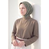 Silk Home Soft Eşarp Soyut Yeşil