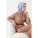 Silk Home Soft Eşarp Suluboya Gümüş 90x90