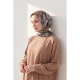 Silk Home Soft Eşarp Suluboya Koyu Gri 90x90