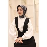 Silk Home Twill Ipek Eşarp 11462-05 - Füme - Siyah - Gri