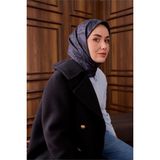 Silk Home Twill Ipek Eşarp 11485-65 - 90 x 90 cm - Koyu Lacivert
