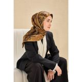 Silk Home Twill İpek Eşarp Art Desen Olive 90x90