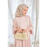 Silk Home Twill İpek Eşarp Mini Bouquet Açık Vizon