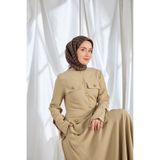 Silk Home Twill İpek Eşarp Monogram Kahverengi