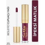 Silk Matte Yoğun Renk Veren Uzun Süre Kalıcı Likit Mat Ruj (015 Pretty Plum) 8690604505425