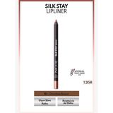 Silk Stay Lipliner Suya Dayanıklı İpeksi Dudak Kalemi - 10 Chocolate Brown - Kahverengi