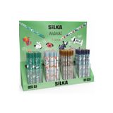 Silka 12 Li Animal Prime desenli jumbo Kurşun Kalem Karma renkler