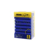 Silka 53 Curved Mavi Sınav Silgisi 8'li