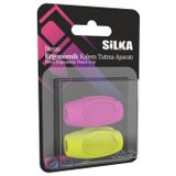 Silka 634 Ergonomik Neon Kalem Tutma Aparatı Blister 2'li Set