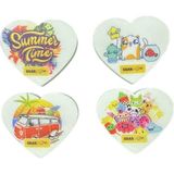 Silka Heart Serisi Silgi 4'lü Set