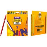 Silka Jumbo Ucgen Kuru Boya 12 Li
