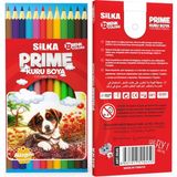 silka kuru boya kalemi prime tam boy 12 renk - Yok