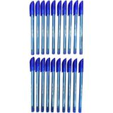 Silka Linc Offix Iğne Uç Mavi Tükenmez Kalem 1mm Uç 20'li Paket