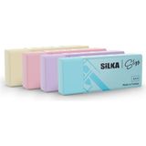 Silka Orta Boy 5 Adet Pastel Silgi