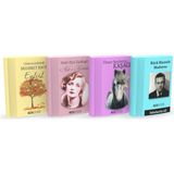 Silka Pastel Kitap Silgi 4 Adet