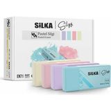 Silka Pastel Silgi Seti 24 Adet Renkli Orta Boy 22 x 44 x 13,5 mm Türkiye Üretimi