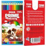 Silka Prime 12 Renk Kuru Boya Kalemi Seti Uç Kırılmaya Karşı Dirençli Türkiye Menşeli