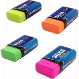 Silka Silgi 4 Adet Neon Renk Silgi ART.3 - Karışık-Çok Renkli