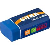 Silka Sınav Silgisi Orta Boy Mavi Renkli Yüksek Kalite Silgi 100 Adet Yerli Üretim