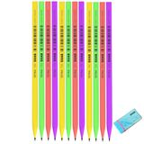 Silka Tri Shiny Neon Kurşun Kalem - 12'li
