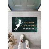 Silkcoat Home - Ankamodahome-kişiye Özel Tasarım Paspas-dışardan Stress Getirmek Yasaktır-paspas