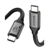 Silkland Thunderbolt 4 Kablo için USB 4 Kablosu 4FT, 40Gbps Veri Senkronizasyonu, 8K/6K@60Hz, 240W Şarj, [USB-IF Sertifikalı] USB C - USB C Thunderbolt Kablosu, MacBook, SSD, Yerleştirme, iPhone 16