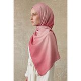 SilkTouch Pembe Degrade Desen Kraş Şal