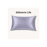 silkwormlife 100 % Ipek Yastık Kılıfı ( 50 Cm -70 Cm) FERMUARLI ,LEYLAK 1 ADET