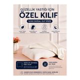 silkwormlife Krem ,Güzellik Yastığına Özel %100 Dut İpeği Yedek Yastık Kılıfı – Ergonomik Forma Uygun [ 1 adet ipek yastık kılıfı ] Ölçüler: 55 × 35 × 13 cm