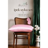 silkwormlife Silkworm Life %100 Saf Dut İpeği Yastık Kılıfı 50x70 cm Fermuarlı Cilt Ve Saç Dostu Lüks İpek - Pembe