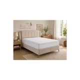 silkwormlife Silkworm Life Sıvı Geçirmez Kapitoneli Pamuklu Fitted Alez Yatak Koruyucu 120 x 200 cm - Beyaz