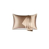 silkwormlife Vizon Renkli, 100 % Ipek Yastık Kılıfı ( 50 Cm -70 Cm) FERMUARLI
