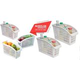 Silky Real Buzdolabı Sepeti Dolap Içi Düzenleyici Sepet Organizer 5 Adet