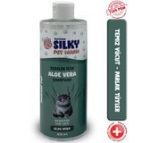Silkypetwash - Kedilere Özel Doğal Aloevera Özlü Şampuan - 400ML